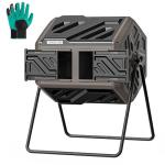Grow'Ing 100L Outdoor Compost Bin with Dual Chambers