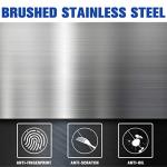 13 Gallon Touch-Free Stainless Steel Trash Can