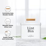 Modern Farmhouse Lint Bin for Laundry Room
