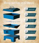 Vermihut 5-Tray Worm Composter - Indoor/Outdoor Use