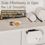 LYNLOO 1.9 Gallon Compost Bin with Lid