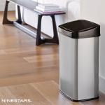 Ninestars 13 Gal Touchless Motion Sensor Trash Can