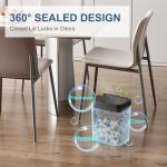 Vanpopubs 2 Pack Touchless Bathroom Trash Cans