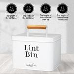 Modern Farmhouse Lint Bin for Laundry Room