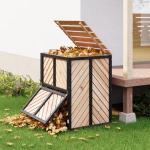 115 Gallon Solid Wood Compost Bin with Door