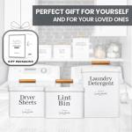 Modern Farmhouse Lint Bin for Laundry Room