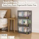 Quik Box 8.5 Gallon Stackable Storage Bins