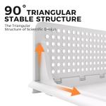 Pinkpum 5 Pack Stackable Plastic Storage Bins