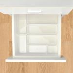 19-Piece Clear Plastic Drawer Organizer Set