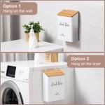 Magnetic Lint Bin for Laundry Room Storage
