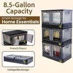 Quik Box 8.5 Gallon Stackable Storage Bins