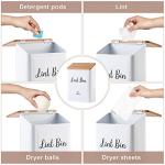 Magnetic Lint Bin for Laundry Room Storage
