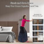 Quik Box 19 Gallon Stackable Storage Bins - 3 Pack