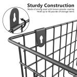 Extra Large 2-Pack Black Wire Baskets