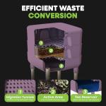Plum 4-Tray Worm Composter Bin