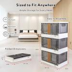 Quik Box 19 Gallon Stackable Storage Bins - 3 Pack