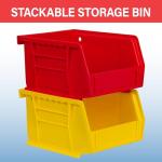 Akro-Mils Stackable Plastic Storage Bins, 24-Pack