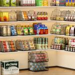 4 Pack XXL Stackable Wire Storage Baskets