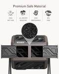 Grow'Ing 100L Outdoor Compost Bin with Dual Chambers
