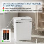 Vanpopubs 2 Pack Touchless Bathroom Trash Cans