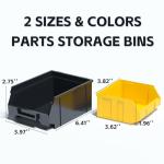 30PCS Wall Mounted Storage Bins for Tools