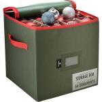 Christmas Ornament Storage Box with Adjustable Dividers