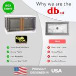 Quik Box 19 Gallon Stackable Storage Bins - 3 Pack