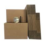 2 Room Moving Kit: 30 Boxes, Bubble Roll, Tape