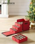 Christmas Ornament Storage Box with 64 Slots