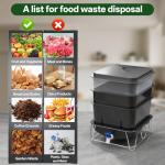 HCGADON 3-Tray Worm Composting Bin with Tools