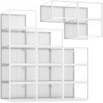 15-Pack X-Large Clear Shoe Storage Boxes