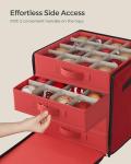 Christmas Ornament Storage Box with 64 Slots