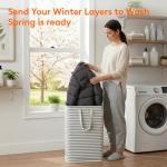 Lifewit Collapsible 80L Laundry Baskets - 2 Pack