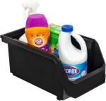 ReadySpace Stackable Plastic Storage Bins, 6-Pack