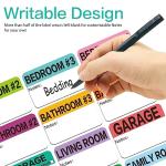 600 Count Color-Coded Moving Box Labels Set