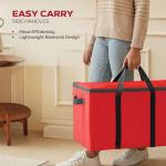 Large Christmas Ornament Storage Bin with Dividers