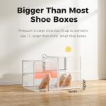 15-Pack X-Large Clear Shoe Storage Boxes