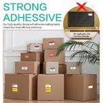 600 Count Color-Coded Moving Box Labels Set