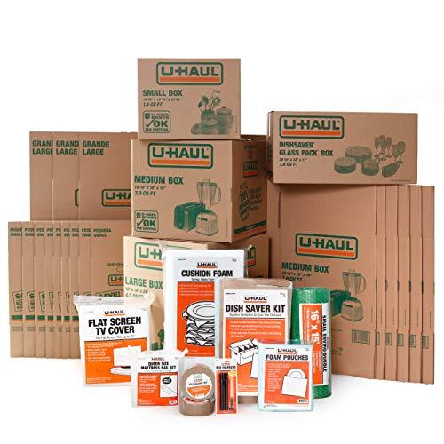 U-Haul Apartment Moving Kit with Boxes and Supplies