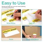 600 Count Color-Coded Moving Box Labels Set