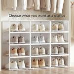 15-Pack X-Large Clear Shoe Storage Boxes