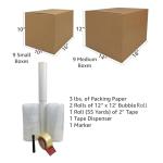 Basic Moving Boxes Kit for Small Spaces