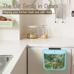 LYNLOO 1.9 Gallon Compost Bin with Lid