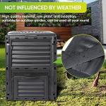 JupiterForce 80 Gallon Garden Compost Bin, BPA Free