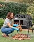 Grow'Ing 100L Outdoor Compost Bin with Dual Chambers