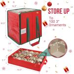 Christmas Ornament Storage Box for 100 Ornaments