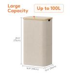 Lifewit 100L Foldable Laundry Basket with Lid