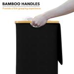 Large 110L Collapsible Laundry Hamper with Lid