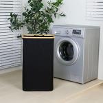 110L Collapsible Laundry Hamper with Lid and Handle