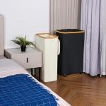 Efluky Slim Laundry Basket with Lid and Bag